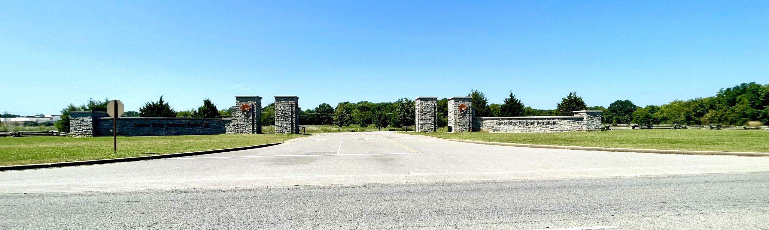 Stones River National Battlefield Entrance